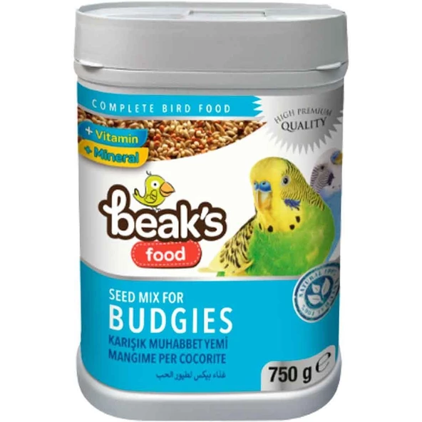 Beaks Karışık Muhabbet Kuş Yemi 750 Gr