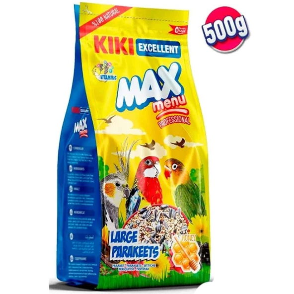 Kiki Excellent Max Menu Large Büyük Pareket Yemi 500 Gr