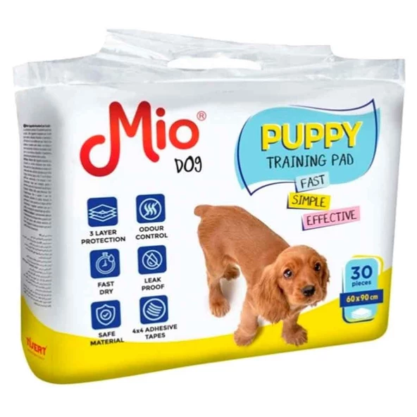 Mio Köpek Çiş Eğitim Pedi 30'lu 60 x 90 cm Yapışkanlı
