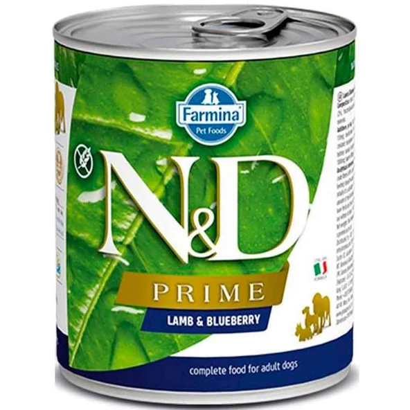 N&D Prime Kuzulu Yaban Mersini Köpek Konserve Maması 285 Gr