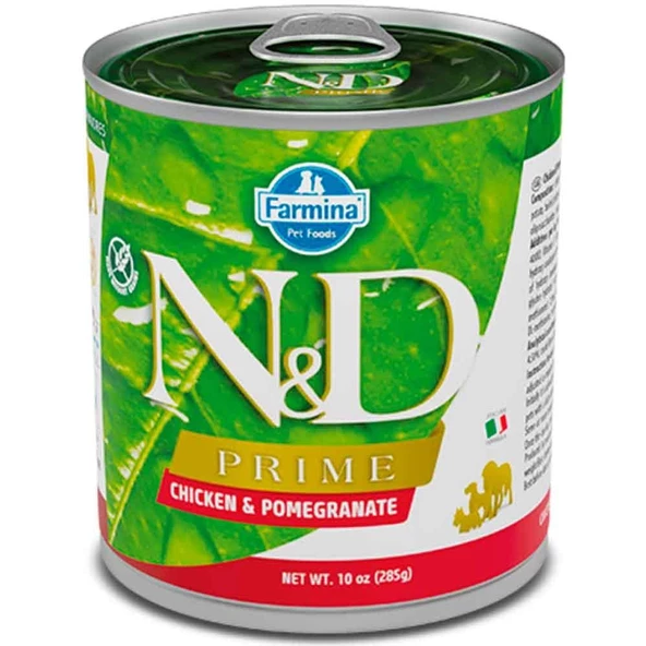 N&D Prime Tahılsız Tavuklu Narlı Yetişkin Köpek Konservesi 285 Gr - 1