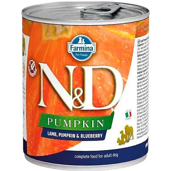 ND Pumpkin Balkabaklı Kuzulu Köpek Konservesi 285 Gr