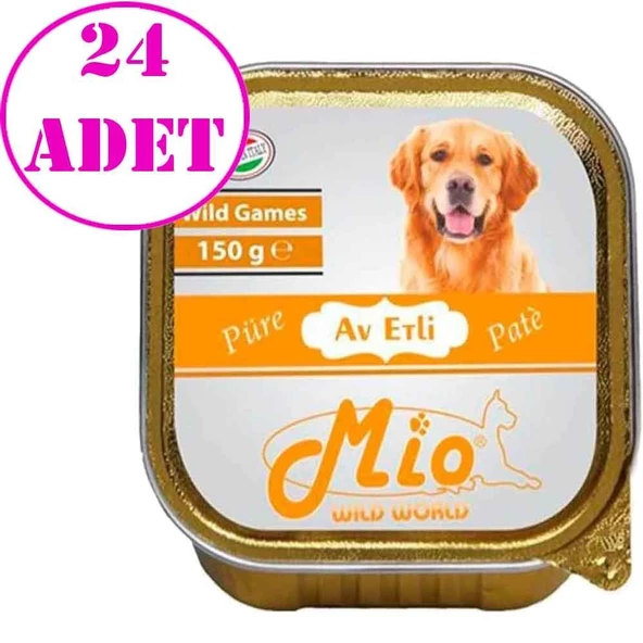 Mio Köpek Konservesi Av Etli Püre 150 Gr 24 AD