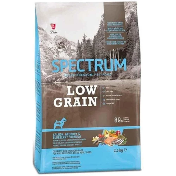 Spectrum Yavru Köpek Maması Somonlu Hamsili Yaban Mersinli Mini Irk 2.5 Kg
