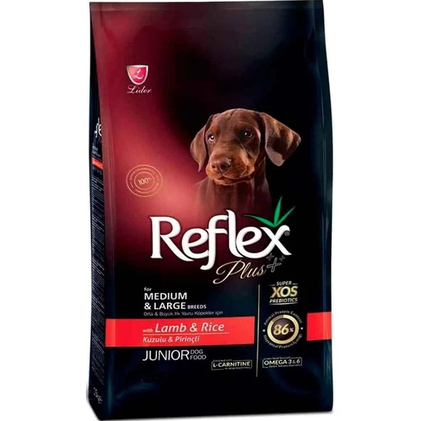 Reflex Plus Kuzulu Pirinçli Yavru Köpek Maması 3 Kg