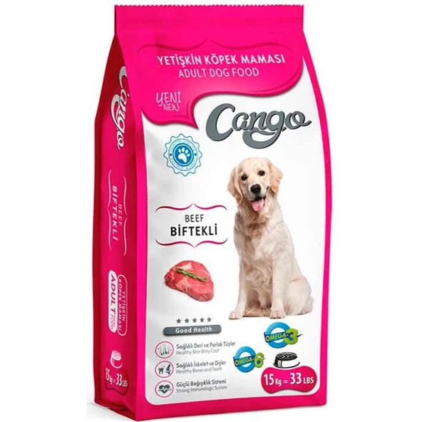 Cango Yetişkin Köpek Maması Biftekli 15 Kg - 2