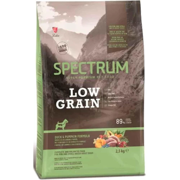 Spectrum Ördek Etli ve Bal Kabaklı Mini Irk Köpek Maması 2.5 Kg
