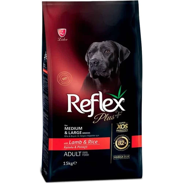 Reflex Plus Kuzulu Yetişkin Köpek Maması 15 Kg