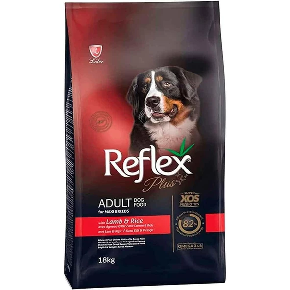 Reflex Plus Kuzu Pirinç Köpek Maması 18 Kg