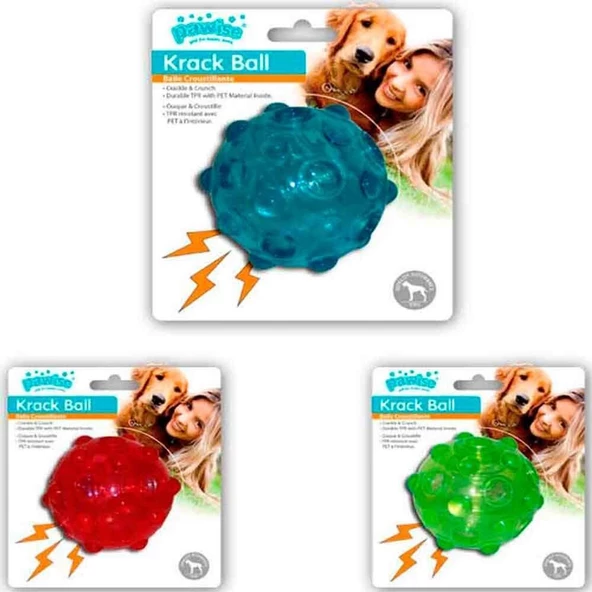 Pawise Köpek Oyuncağı Sesli Top 7,5 cm ürün görseli