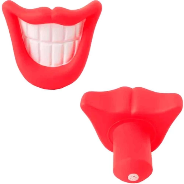 Pawise Sesli Vinil Köpek Oyuncağı Büyük Dişler 9x8 cm - 2