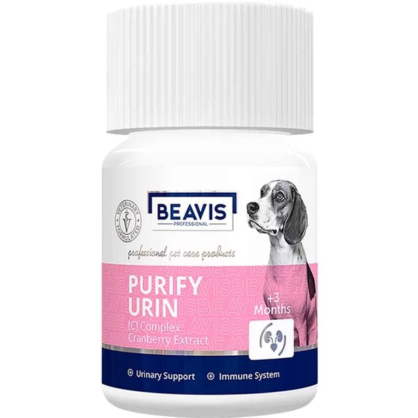 Beavis Purify Urin Dog C Vitaminli 40 Tab