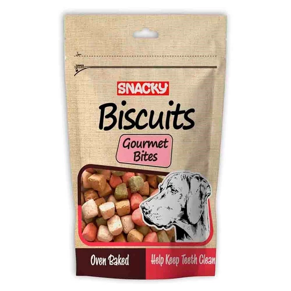 Snacky Gourmet Bites Köpek Ödül Bisküvisi 200 Gr