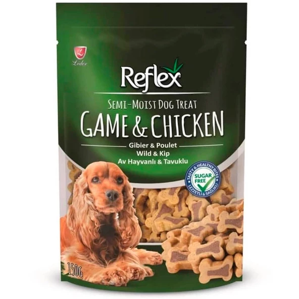 Reflex Av Hayvanlı ve Tavuklu Yumuşak Köpek Ödülü 150gr