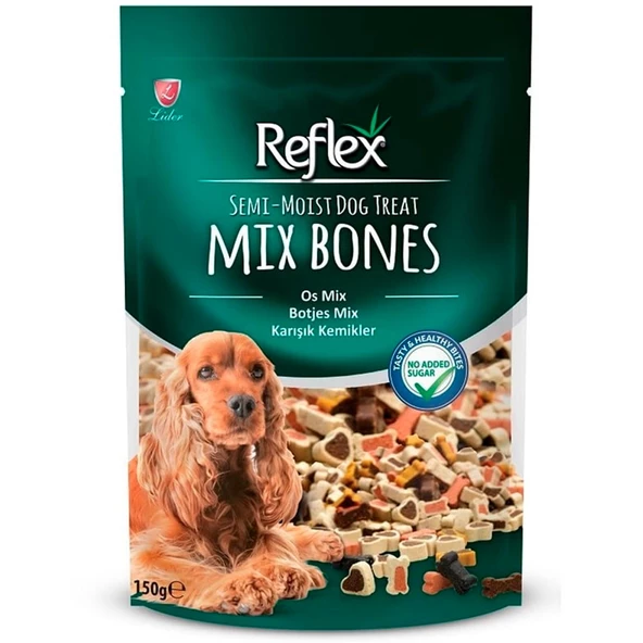 Reflex Mix Bones Karışık Kemikler Yumuşak Köpek Ödülü 150gr