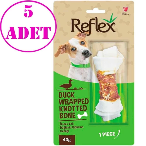 Reflex Ördek Etli Düğümlü Kemik 40 Gr 5 AD