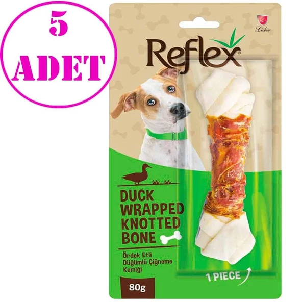 Reflex Ördek Etli Düğümlü Kemik 80 Gr 5 AD