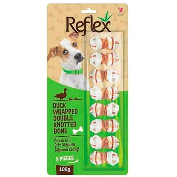 Reflex Ördek Etli Köpek Ödül Kemiği 8'li 100 Gr