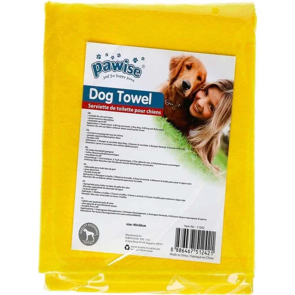 Pawise Towel Köpek Havlusu 40x50 Cm