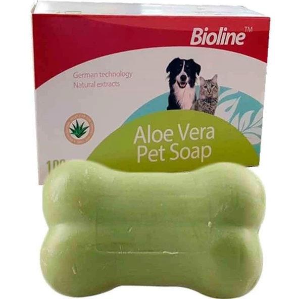 Bioline Aloe Vera Kedi ve Köpek Sabun 100 Gr