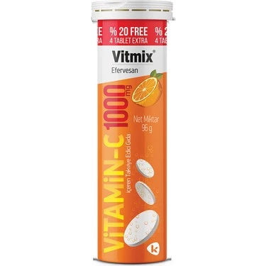Vitmix C Vitamini 1000mg 20 Efervesan Tablet - 2