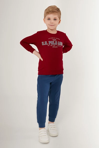 U.S. Polo Assn. 1501 Authenic Brand Erkek Çocuk Pijama Takımı