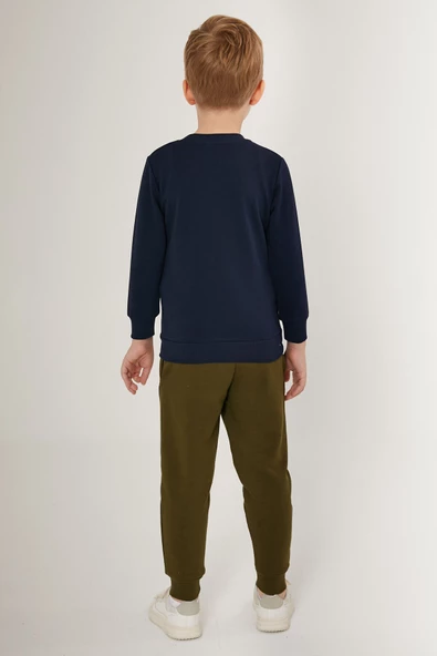 U.S. Polo Assn. 1501 Authenic Brand Erkek Çocuk Pijama Takımı - 4