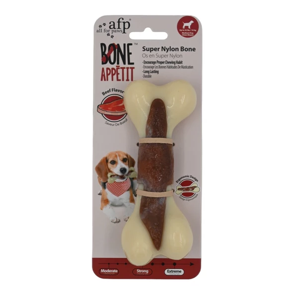 Bone Appetit - Super Plastik Kemik - Dana Eti Aromalı - 6