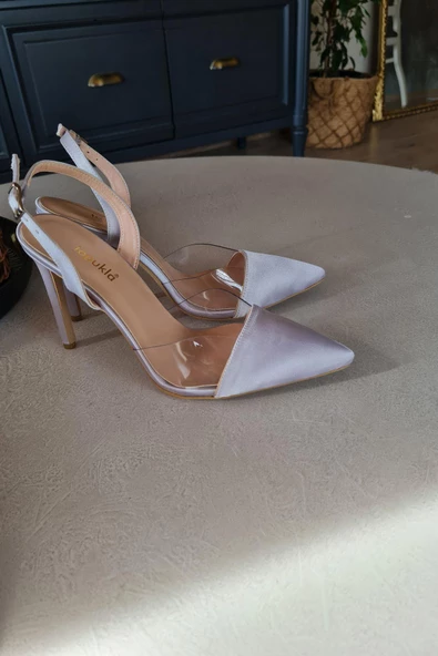 036 4110 Topukla Kadın Topuklu Abiye Ayakkabı - Resim 5