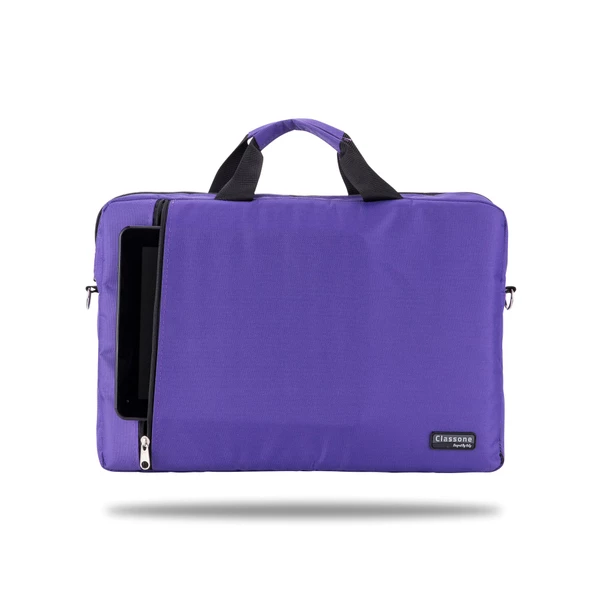 Classone WTX203 WTXpro Serisi Su Geçirmez 15.6 inch Laptop  Notebook El Çantası Gri - 7