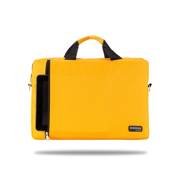 Classone WTX208 WTXpro Serisi Su Geçirmez 15.6 inch Laptop  Notebook El Çantası  Sarı - 6