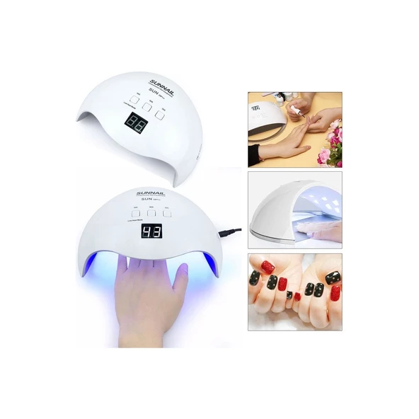 Azemax 48W UV Led Profosyonel Oje Kurutma SUN X9 Manikür Makinesi - 2