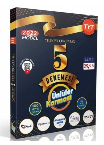 Ünlüler Karması TYT Ünlüler Karması 5li Deneme