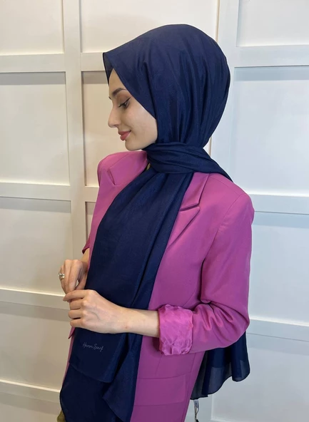 Harem Scarf Brisa Vual Şal 00816  LACİVERT - 4