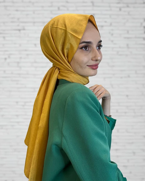 Harem Scarf Brisa Vual Şal 00816  SAFRAN