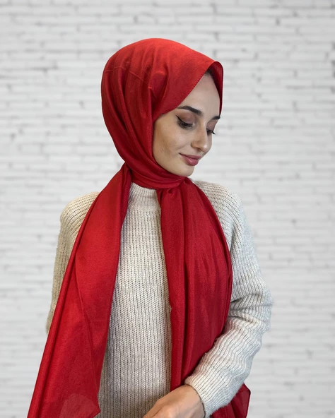Harem Scarf Brisa Vual Şal 00816  KIRMIZI ürün görseli