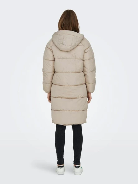 Only New Amanda Long Fuffer Kadın Uzun Mont 15304786 - 4