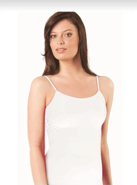 ELİT LİFE 846 ( AT-01 ) BAYAN DİKİŞSİZ İP ASKILI ATLET TEKLİ - Resim 2