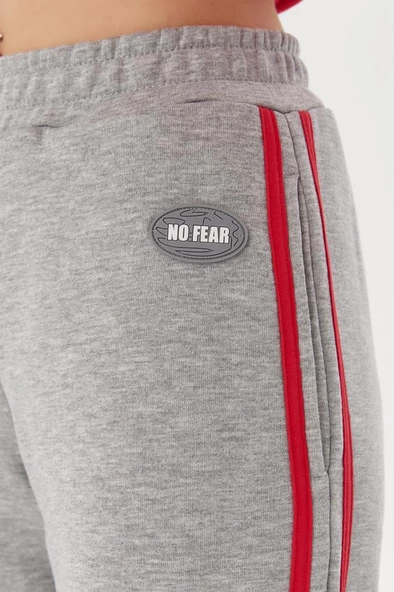 No Fear Kadın Eşofman Altı Gri Melanj - 4