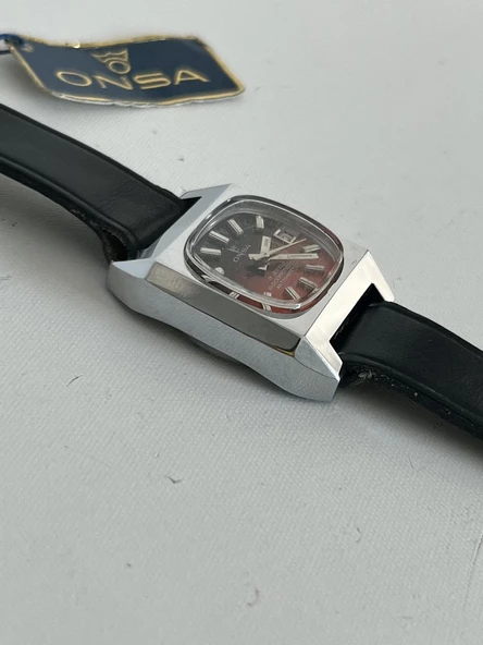 Onsa Deri Kordon Vintage Kadın Kol Saati 022 (Kutusuz) - Resim 5