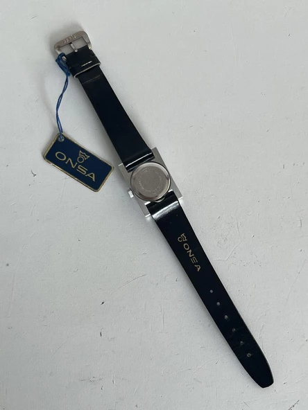 Onsa Deri Kordon Vintage Kadın Kol Saati 024 (Kutusuz) - Resim 7