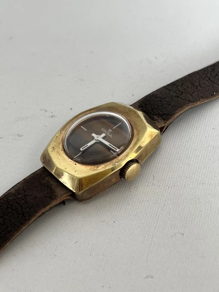 Onsa Deri Kordon Vintage Kadın Kol Saati 025 (Kutusuz) - Resim 5