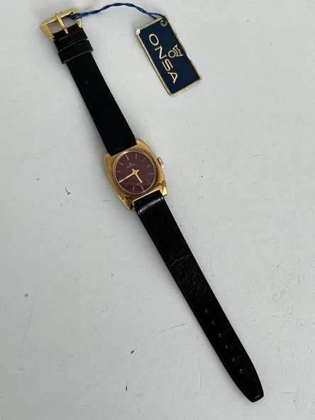 Onsa 25mm Deri Kordon Vintage Kadın Kol Saati 020 (Kutusuz) - Resim 5