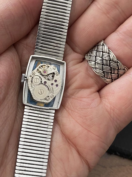 Onsa Çelik Kordon Vintage Kadın Kol Saati 032 (Kutusuz) - Resim 2