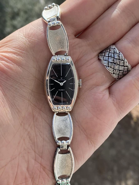 Onsa Gümüş Kordon Vintage Kadın Kol Saati 014 (Kutusuz) - Resim 3