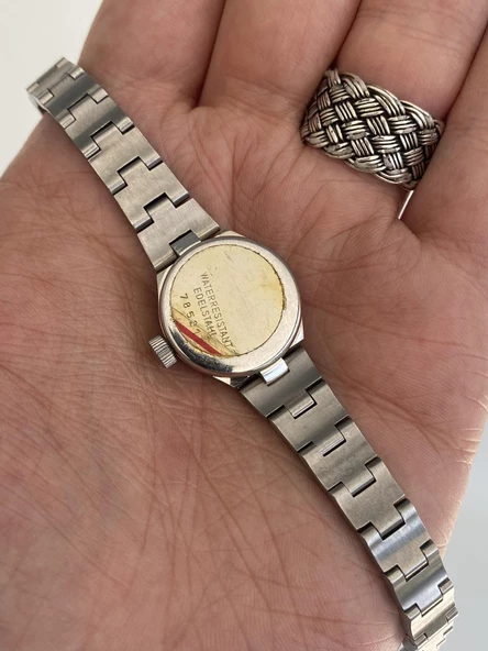 Onsa 20mm Çelik Kordon Vintage Kadın Kol Saati 018 (Kutusuz) - 5