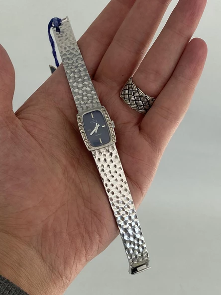 Onsa Çelik Kordon Vintage Kadın Kol Saati 032 (Kutusuz) - Resim 7