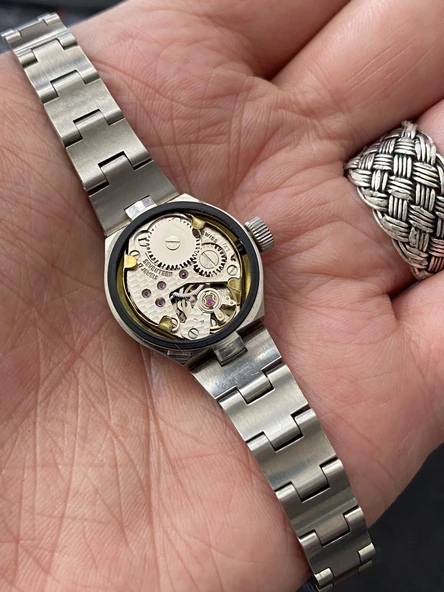 Onsa 20mm Çelik Kordon Vintage Kadın Kol Saati 018 (Kutusuz) - 4