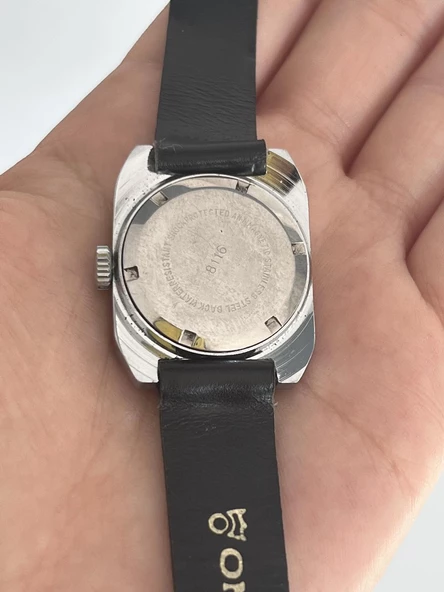 Onsa Deri Kordon Vintage Kadın Kol Saati 022 (Kutusuz) - Resim 3
