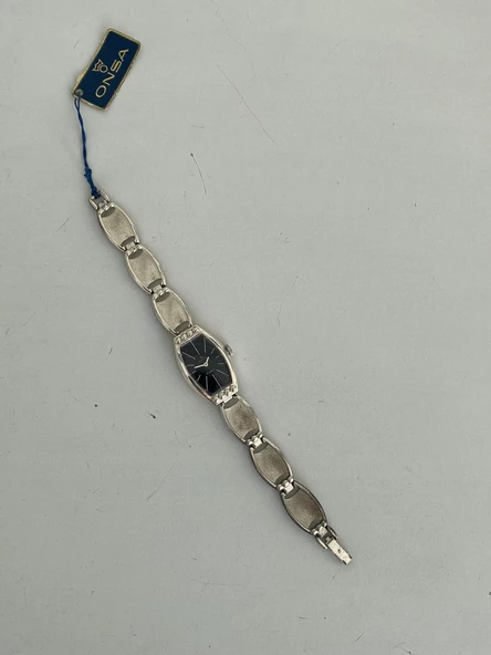 Onsa Gümüş Kordon Vintage Kadın Kol Saati 014 (Kutusuz) - Resim 7